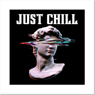 Just Chill-Greek Sculpture Posters and Art